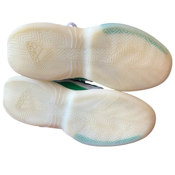 Adidas x Human Made Forum Boost Green Suede & White Low Top Sneakers - New - 10 - Picture 11 of 16